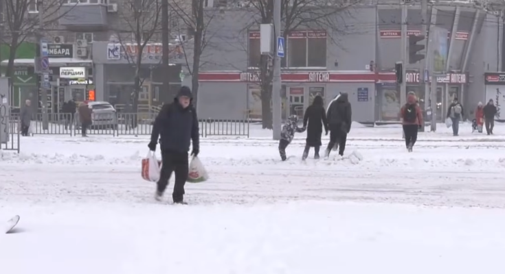 Зимняя погода. Фото: скрин youtube