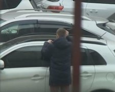 В Києві журналіст тричі викрадав автомобіль (відео)