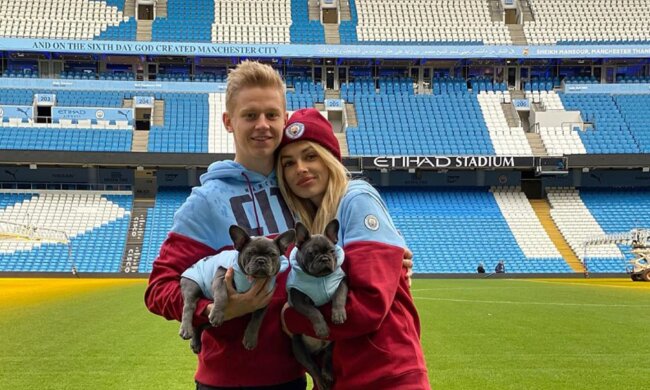 Олександр Зінченко і Влада Седан. Фото: football.ua