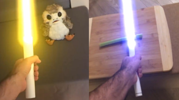 Гигантский аналог светового меча из Star Wars (19 фото + видео)
