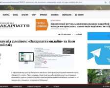 Псевдоекологи та російський слід: ЗМІ пояснили, що приховує "Закарпаття онлайн"