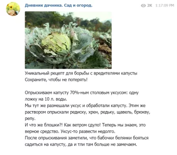 Скріншот допису
