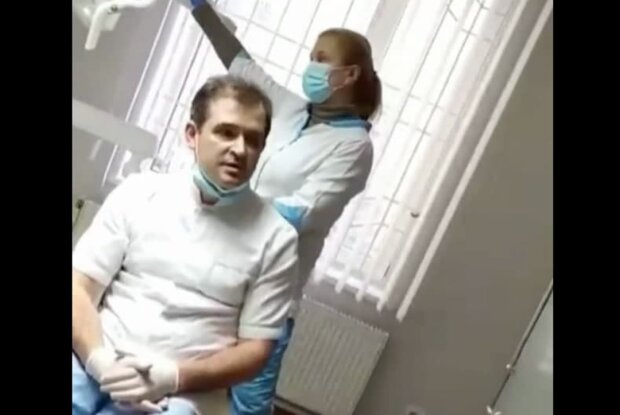 стоматолог, скриншот с видео