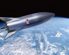 Маск впервые показал космическую ретро-ракету Starship