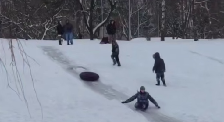Українці, зима, сніг, фото із соцмереж