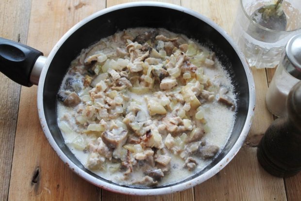 Рецепт жульена с грибами на сливках всего за 25 минут