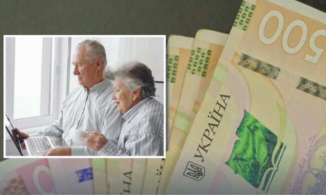 Пенсионные выплаты в Украине, деньги в руках
