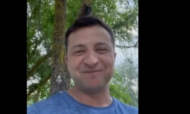 Владимир Зеленский, скриншот с видео Instagram