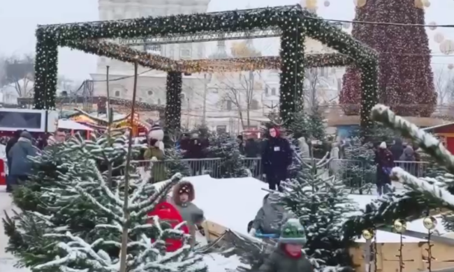 Українці, Київ, Новий рік, кадр з відео