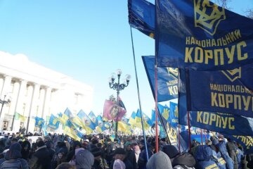 Мітинг під Верховною Радою, фото: Андрій Білецький / Телеграм