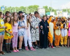 Забіг у піжамах пройшов в Івано-Франківську (відео)