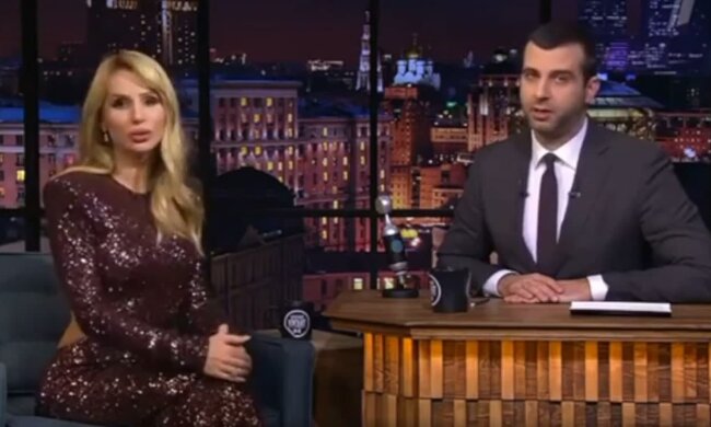 Светлана Лобода, Иван Ургант, скриншот с видео