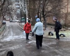 гололед, скриншот из видео