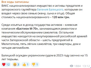 Публикация "Все ходы записаны", скриншот: Telegram