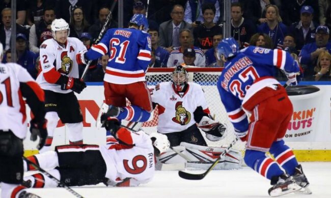 НХЛ: Оттава на виїзді обіграла Рейнджерс і вийшла у фінал конференції