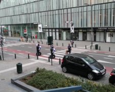 У Брюсселі з мачете напали на військових
