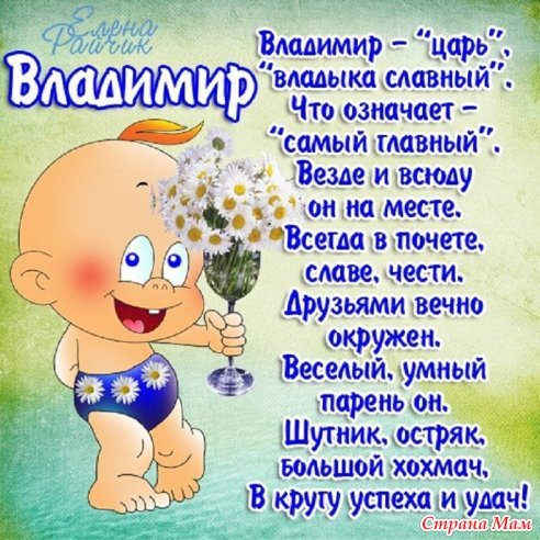 Именины Владимира 28 июля: поздравления с Днем ангела в картинках, стихах и прозе