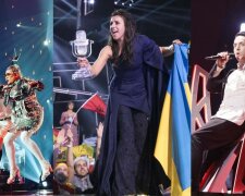 Джамала, Меловін і Сердючка, фото: Eurovision