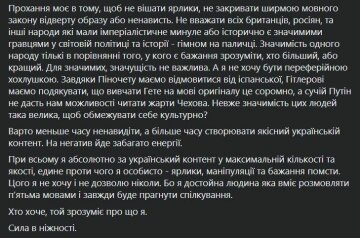 Публикация Даши Малаховой, скриншот: Facebook