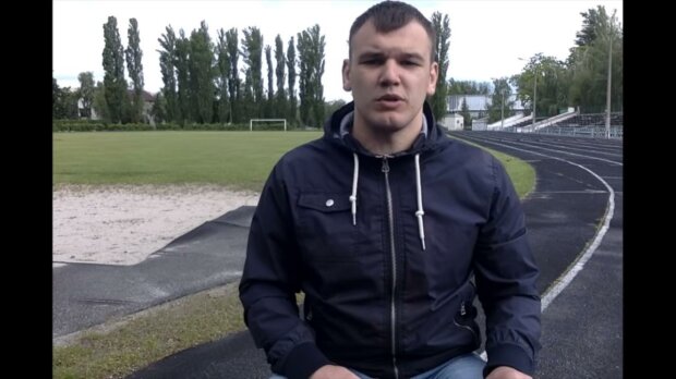 Богдан Грицай, скриншот с видео