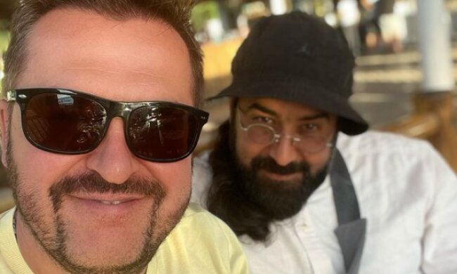 Олександр Пономарьов з другом, фото з Instagram