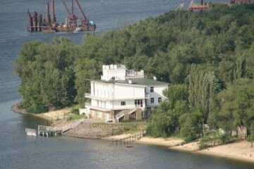 особняк на Трухановому острові, фото прокуратури Києва