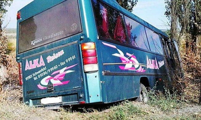 Иностранец въехал в рейсовый автобус в Винницкой области 