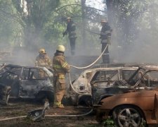 Огненная месть за честность: в Киеве сожгли 6 авто