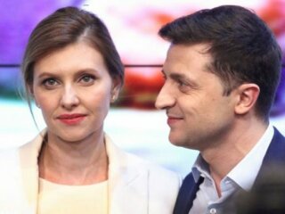 Володимир Зеленський з дружиною Оленою