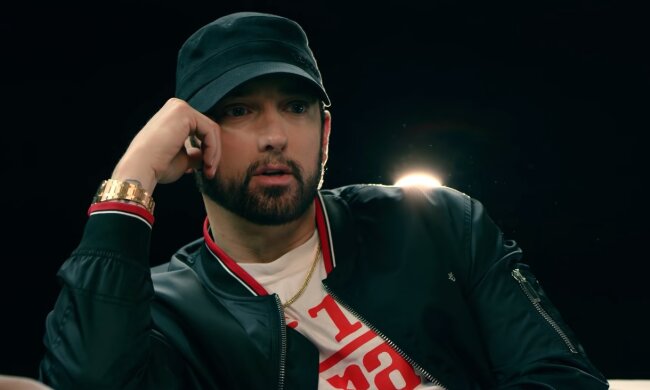 Эминем, скрин из видео