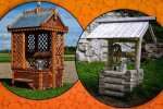 Колодец и скважина на частном участке