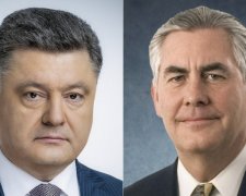 Порошенко обговорив із Тіллерсоном миротворців на Донбасі