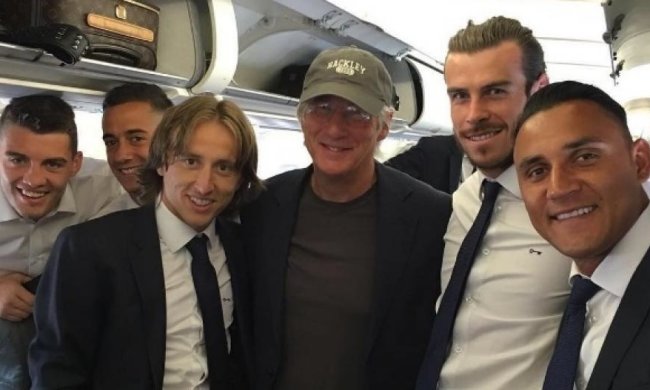 Ричард Гир полетел с "Реалом" на финал Лиги Чемпионов