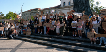Мітинг на підтримку Михайла Федорова у Львові