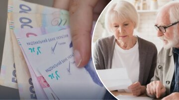 Пенсіонер рахує гроші біля вікна