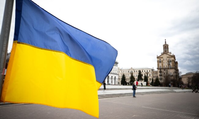 32 годовщина поднятия Государственного Флага Украины над столицей, фото: КГГА
