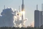 Запуск ракети, скріншот з відео