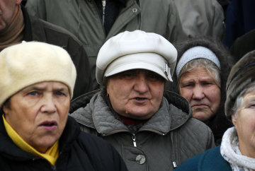 Пенсионеры в Украине