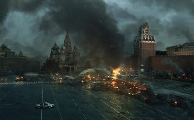 Кремль горить, скріншот: YouTube
