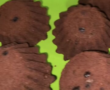 Шоколадні кекси на смак як мішки Барні: фото скрін рецепту