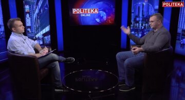 економіст Юрій Атаманюк в ефірі  Politeka Online, скріншот з відео