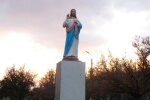 Установка пам'ятника Христу, фото: про Бердянськ