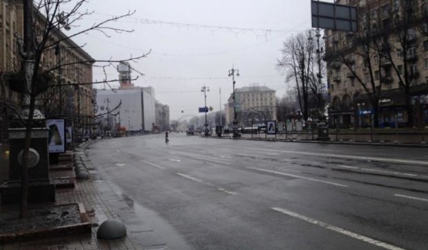 Поліцейські зранку перекрили Хрещатик для автомобілів
