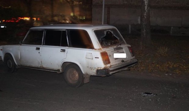 У Борисполі напали на інскасаторів (фото)