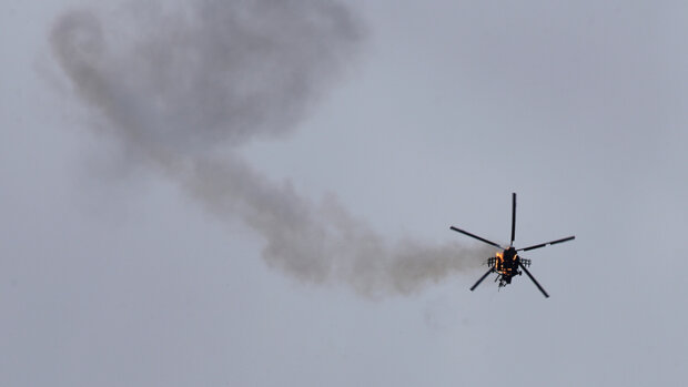 Вертоліт сирійської армії "бездыханно" впав на територію супротивників Асада