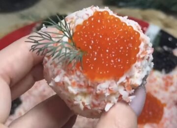 Крабовые рафаэлки: фото скрин рецепта