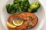 Вкуснейший рецепт запеченного лосося с брокколи