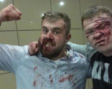 Избиение российского пропагандиста: псевдодесантника увековечили в сети 