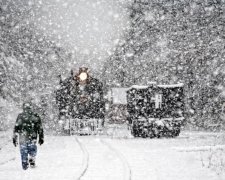 Як ремонтники безглуздо асфальтують дорогу в снігопад: відео