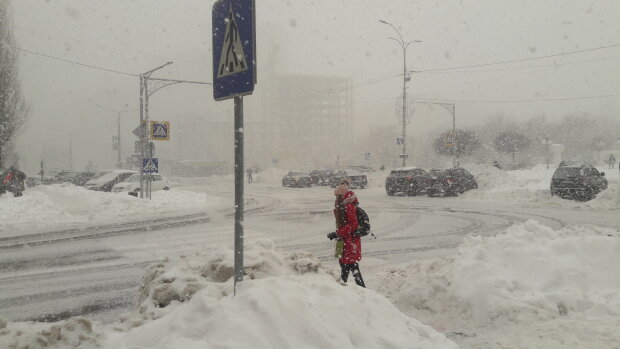 Cнігопад, зима - фото Знай.ua